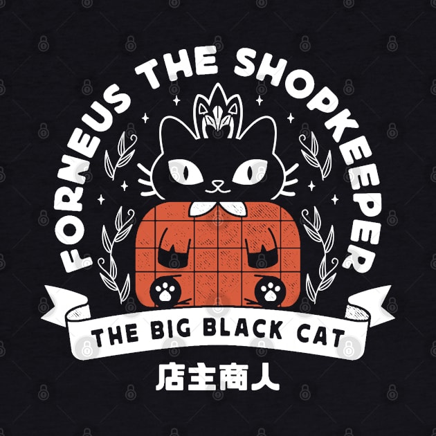 The Weirdest Shopkeeper Feline by Lagelantee